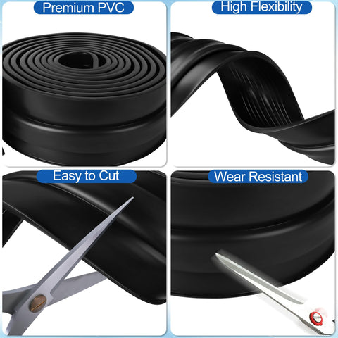 MYFAMIREA weatherproof black seal withstands extremes for long term use.