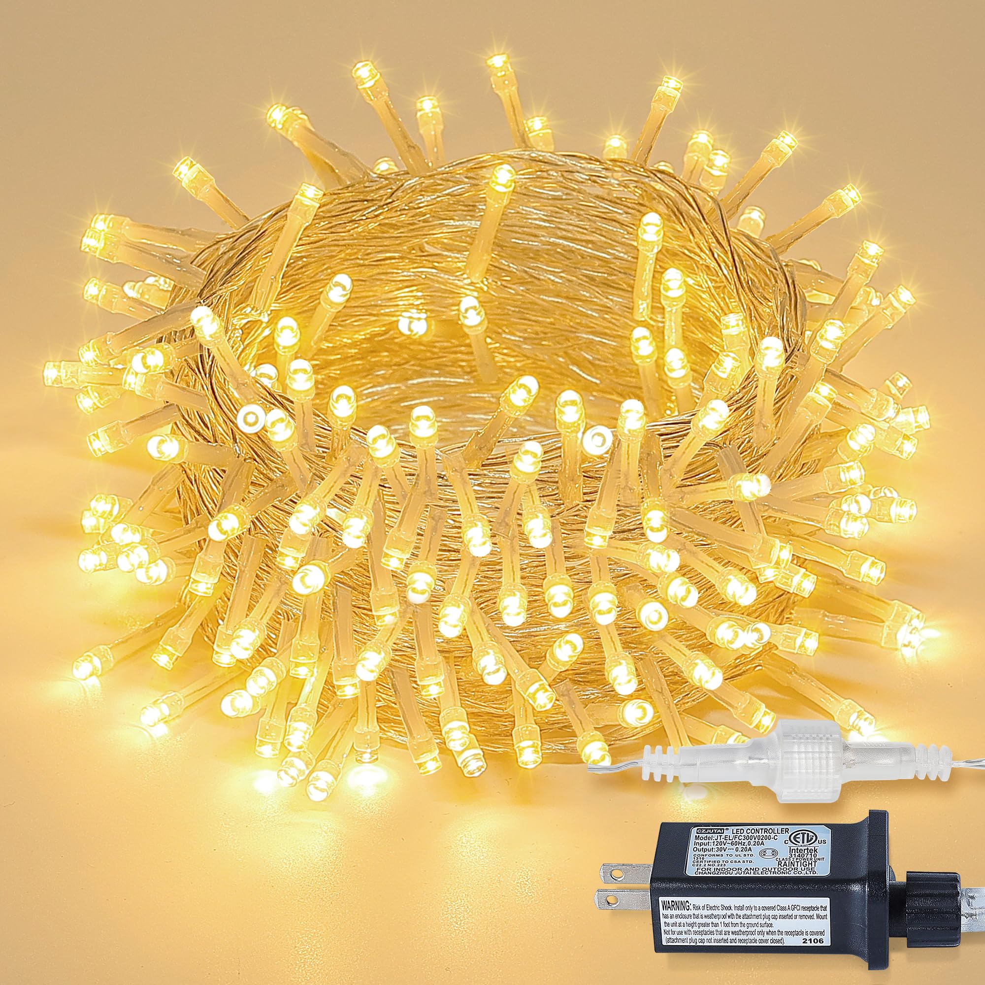 MYGOTO warm-white 33ft 100LED dorm string lights brighten study corners.
