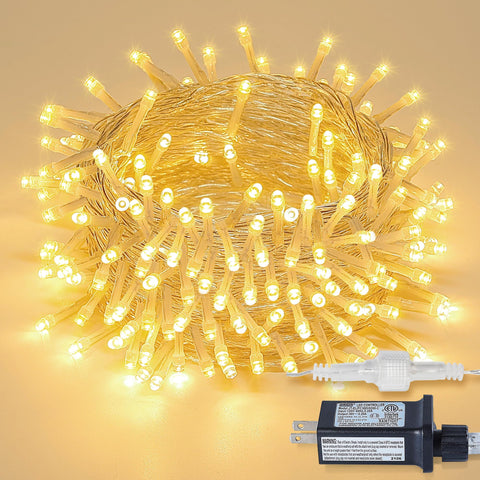 MYGOTO warm-white 33ft 100LED dorm string lights brighten study corners.