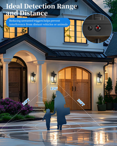 MYHXQ motion-activated sensor brightens your path at night.