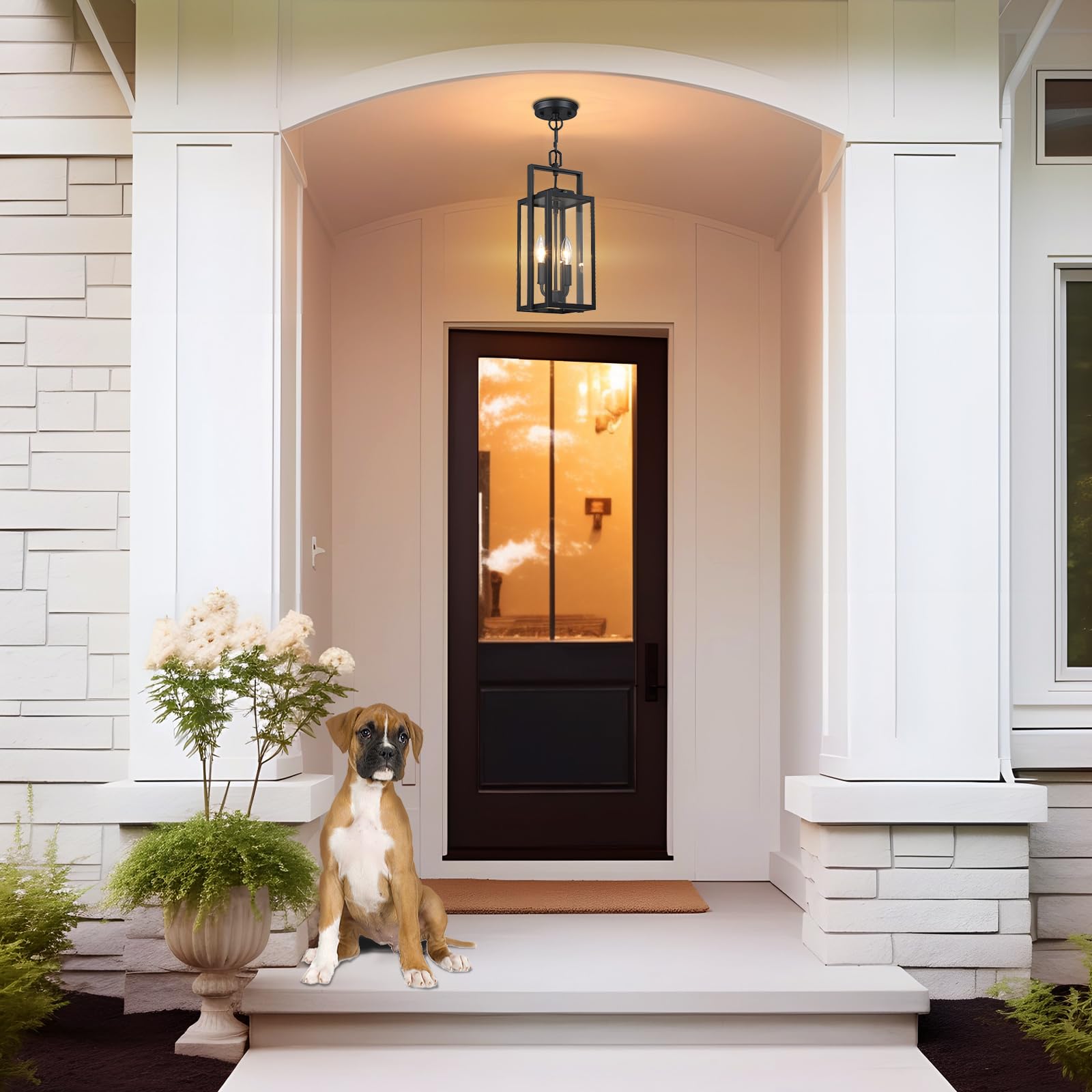 myhxq waterproof and anti-rust porch light suitable for front porch and garden
