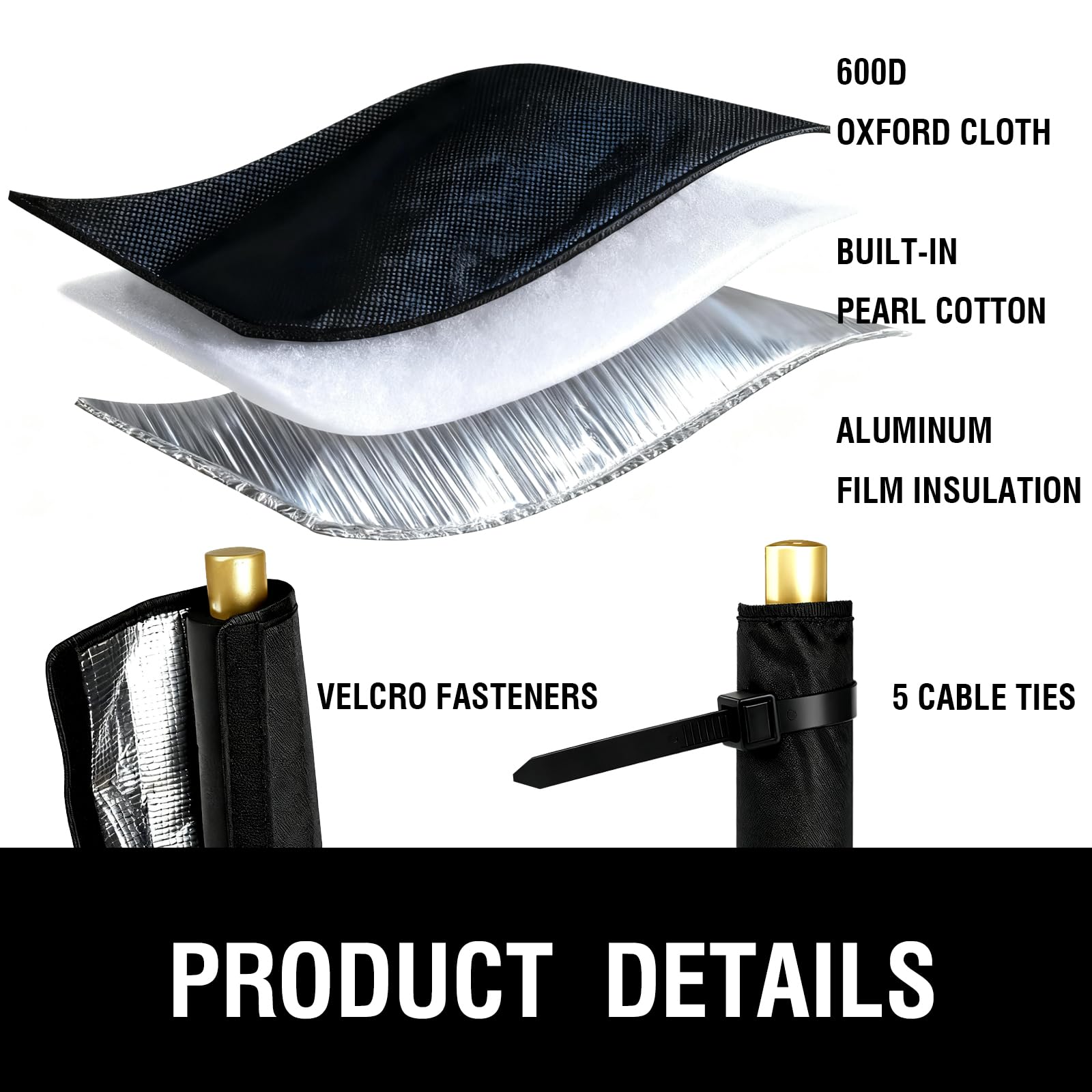 MYLIFESION inner aluminum foil preserves heat efficiency for pipes