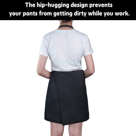 MyLifeUNIT artist apron canvas texture highlights durable, breathable material.