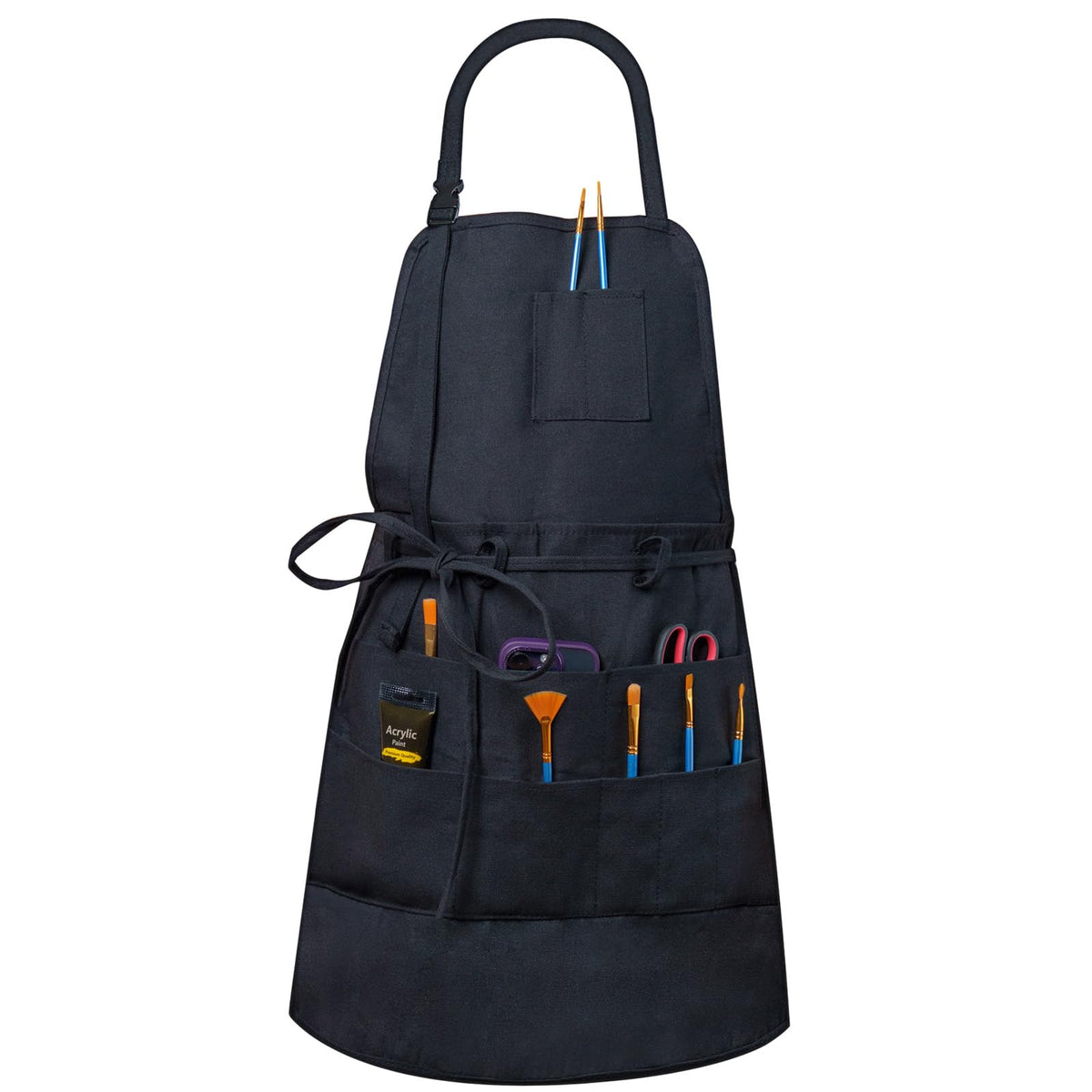 MyLifeUNIT artist apron full view for studio painting and protection.