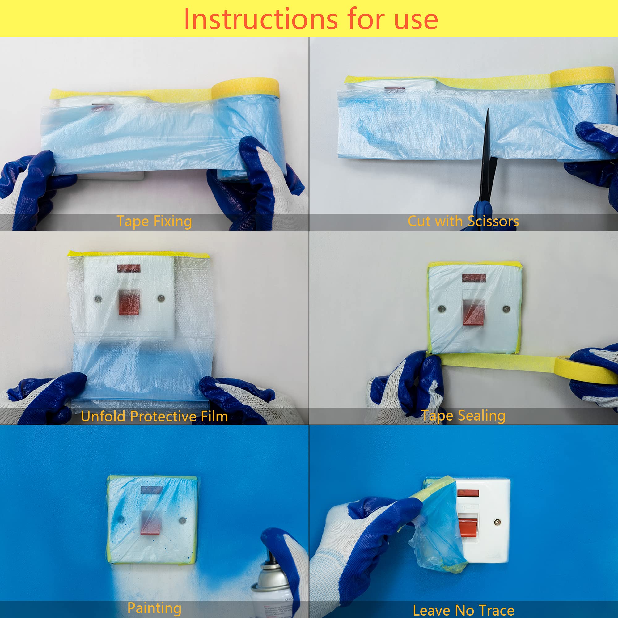 MyLifeUNIT complete masking kit showing versatile coverage options.