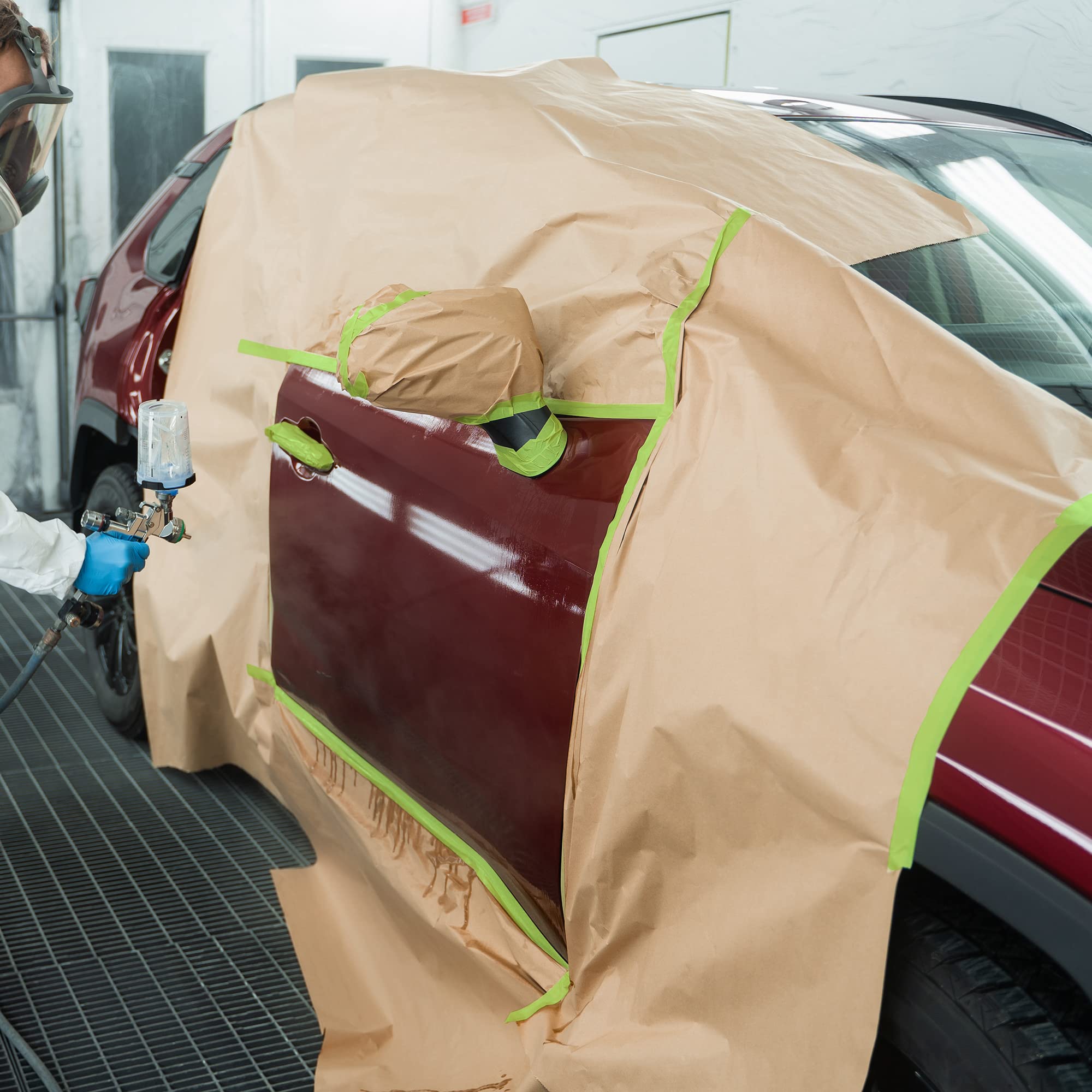 MyLifeUNIT masking paper 24in roll provides wide automotive prep coverage