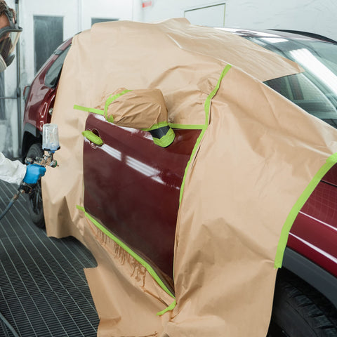 MyLifeUNIT masking paper 24in roll provides wide automotive prep coverage