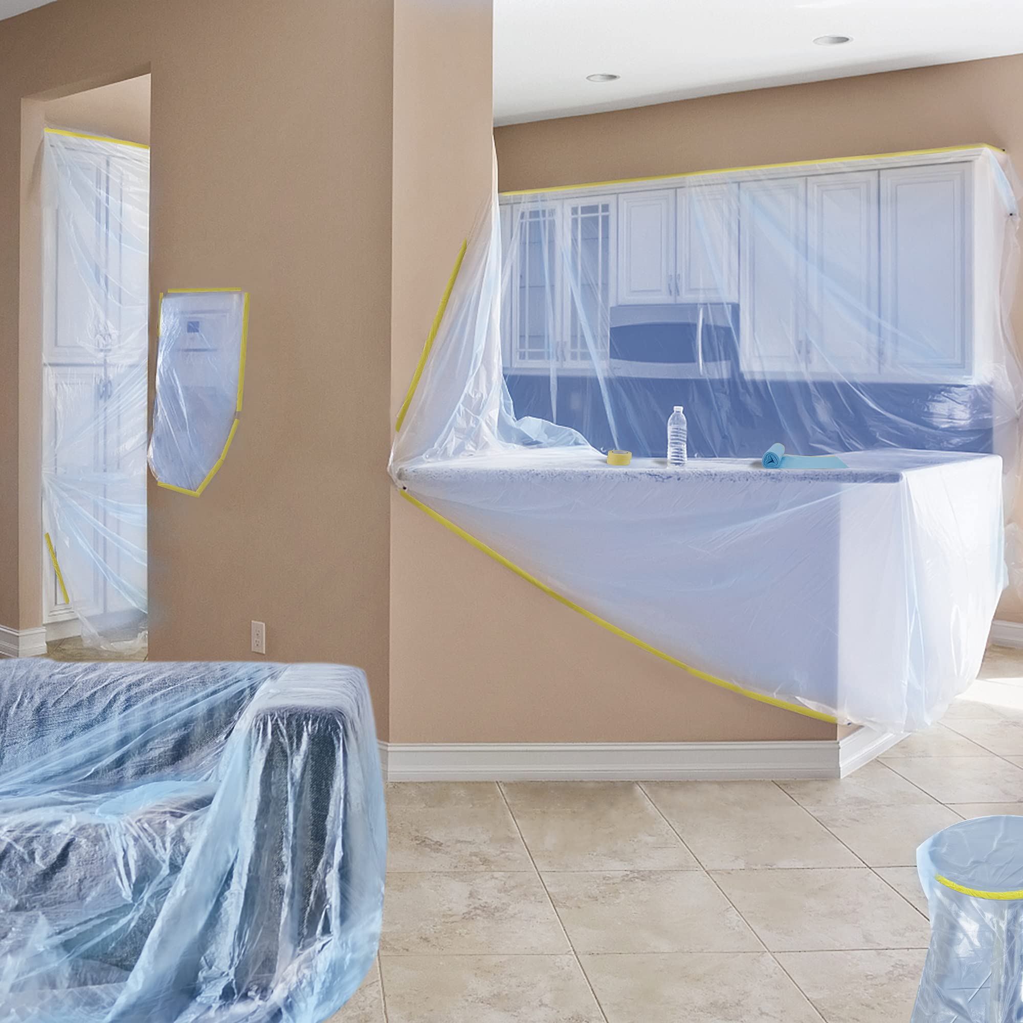 MyLifeUNIT masking tape 0.6x60 helps secure masking paper firmly.