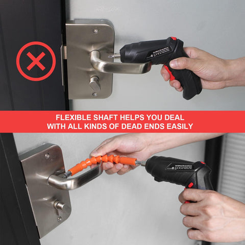 MYMULIKE magnetic shaft extensions help reach hidden screws and maximize versatility.