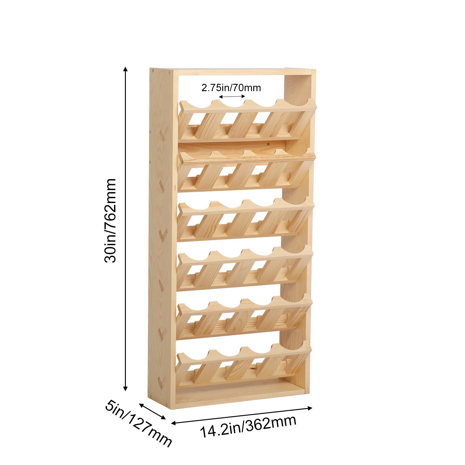 MYOYAY 24-hole rack stores spray cans compactly for easy reach.