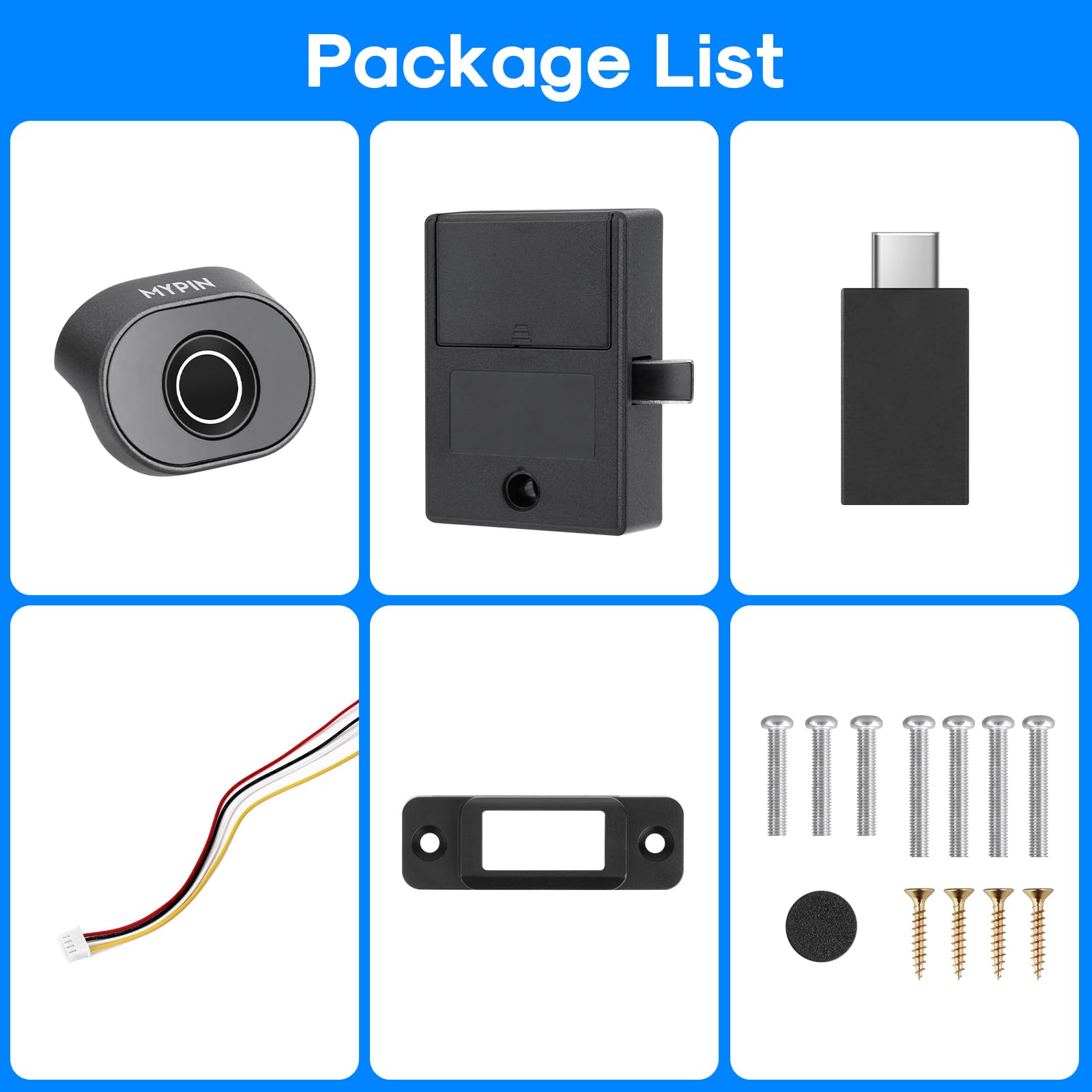 MYPIN drawer lock in operation illustrates quiet, reliable performance