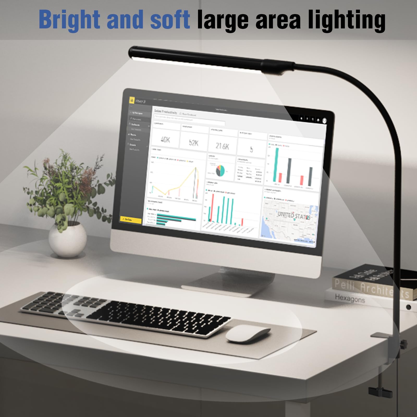 MYPLUS color temperature range from warm to cool for different tasks