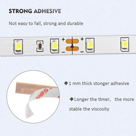 MYPLUS LED strip lights offer dimmable daylight for adaptable mood lighting.