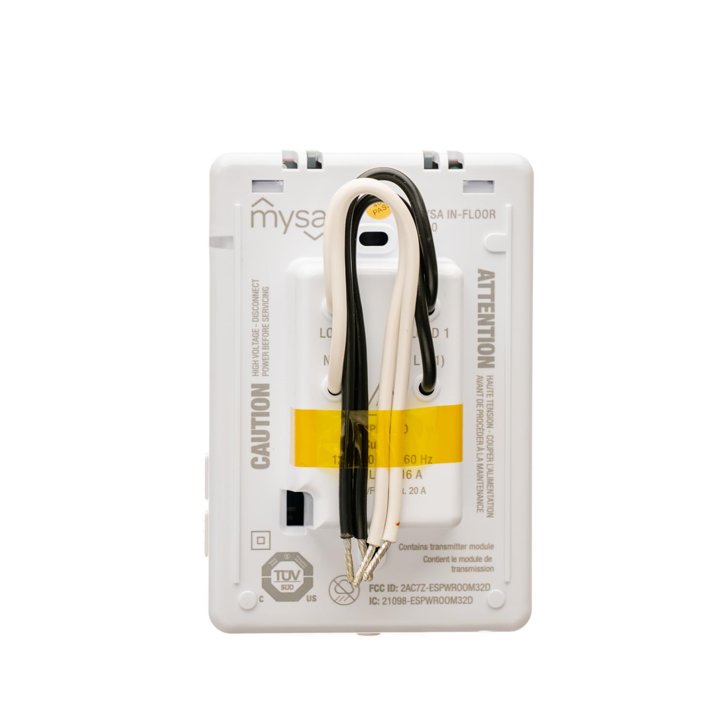 Mysa in-floor heating system with thermostat in action showcases energy-conscious comfort.