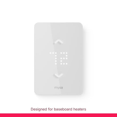 Mysa installation video preview showing quick 15-minute DIY setup.