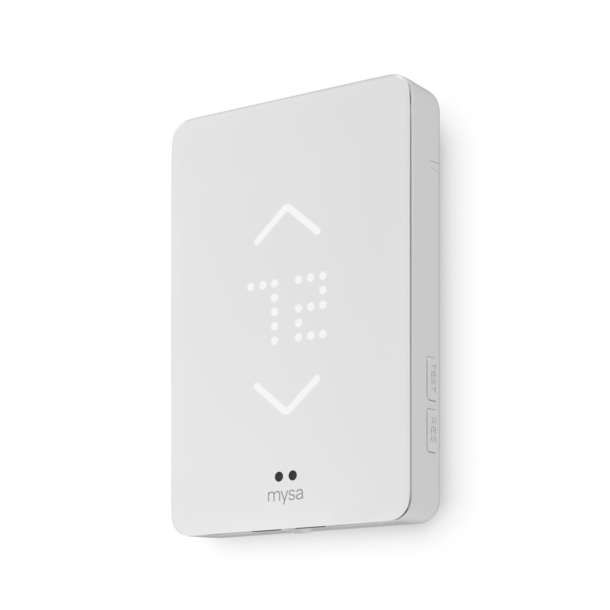 Mysa smart thermostat wall mount enables precise, easy temperature control.