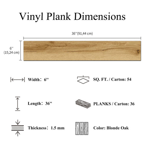 Box includes 36 planks, covering 54 sq ft for quick room upgrades.