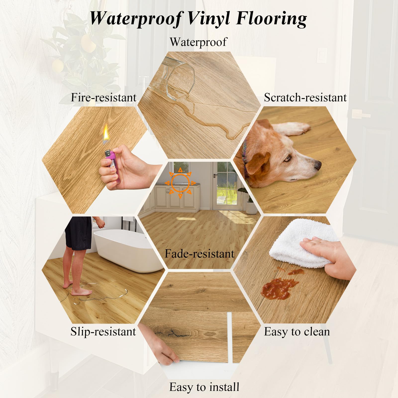 Mysflosy DIY install over existing floor, surface prep required for best results.