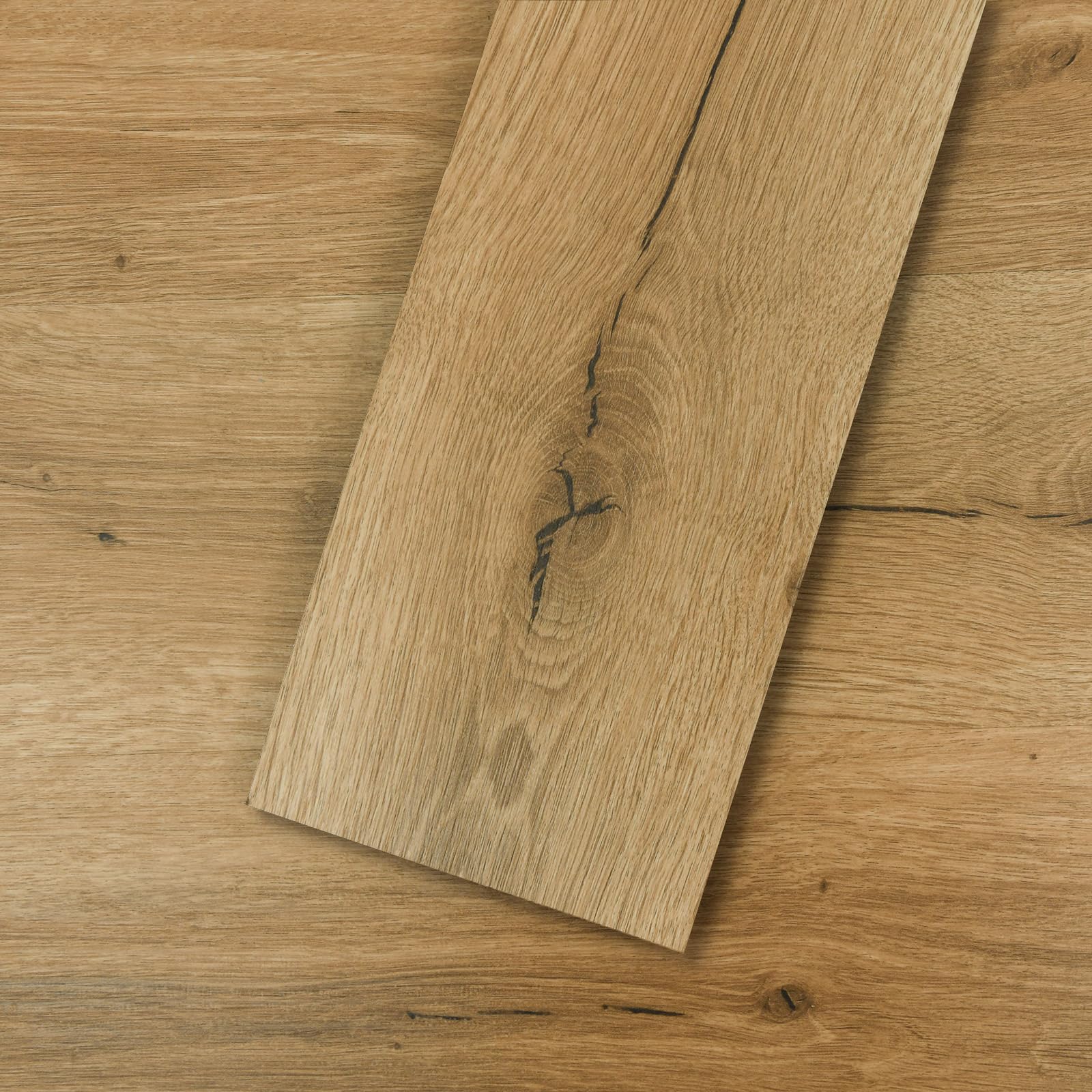 Mysflosy peel-and-stick Blonde Oak close-up shows easy install and wood grain realism.