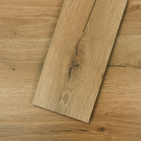 Mysflosy peel-and-stick Blonde Oak close-up shows easy install and wood grain realism.