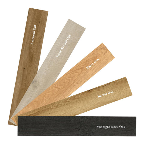 Mysflosy water-resistant vinyl floor is easy to wipe clean.