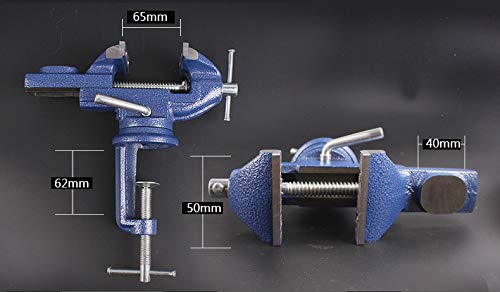 MYTEC Home Vise swivel base allows full 360-degree rotation for precise positioning.