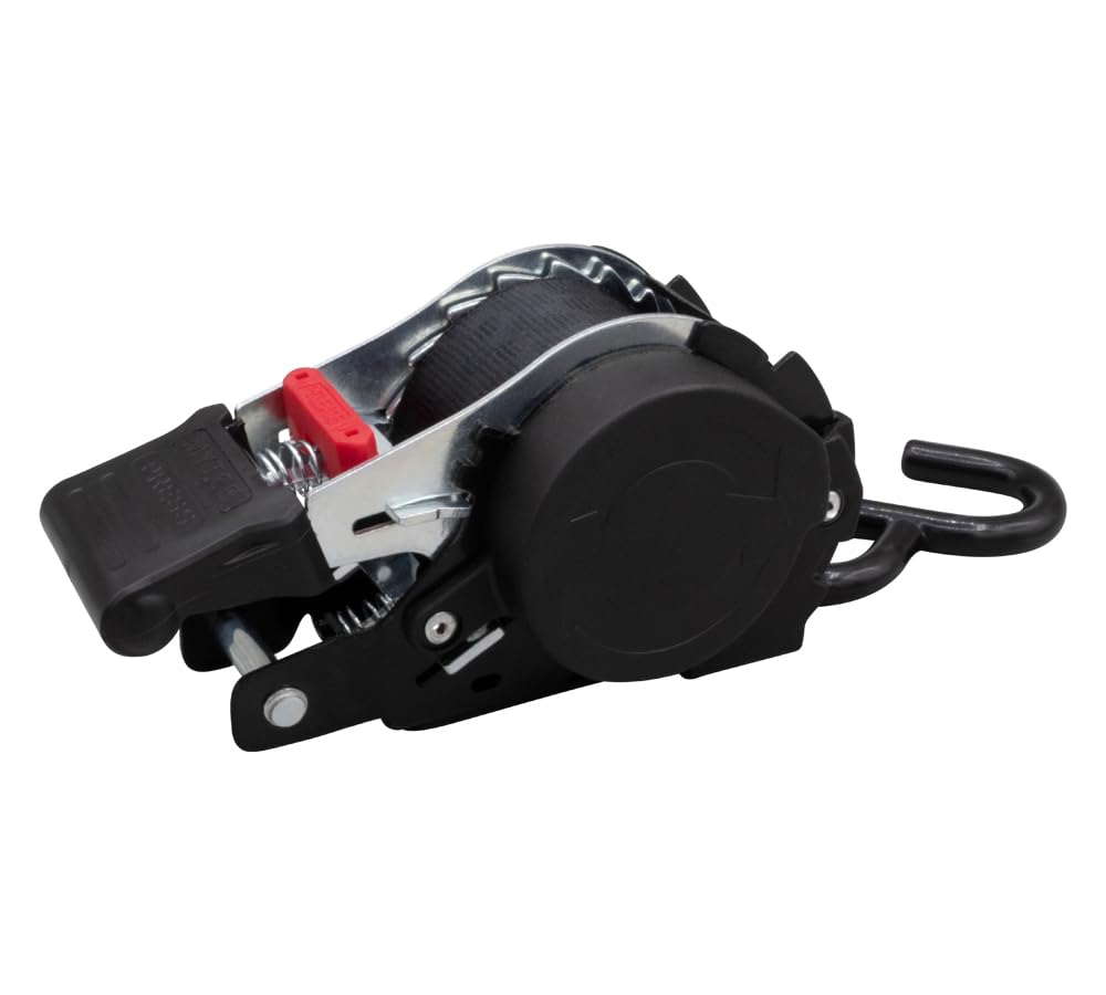 Mytee Jet Ski and ATV securing with easy-to-adjust straps during transport.