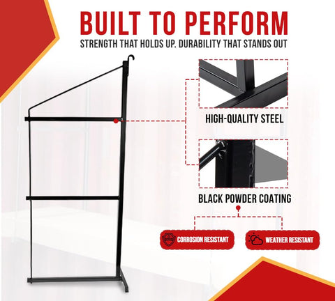 Tool-free installation bracket by Mytee Products demonstrates quick setup.