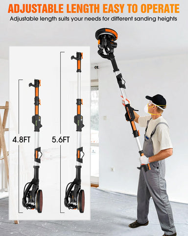 MYTOL LED belt lights illuminate dark corners during sanding