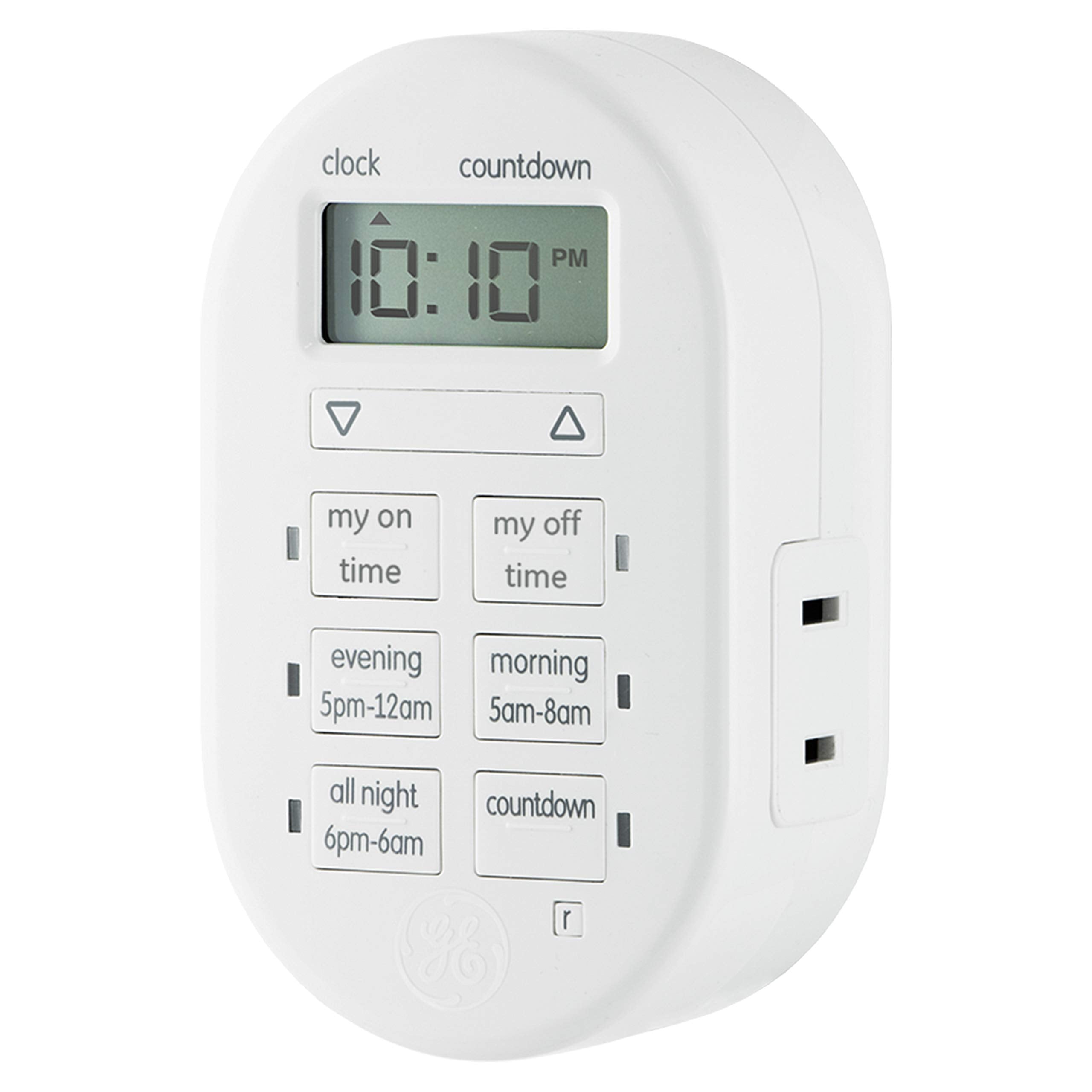 myTouchSmart timer outlet on the right side controls lamps and devices with ease