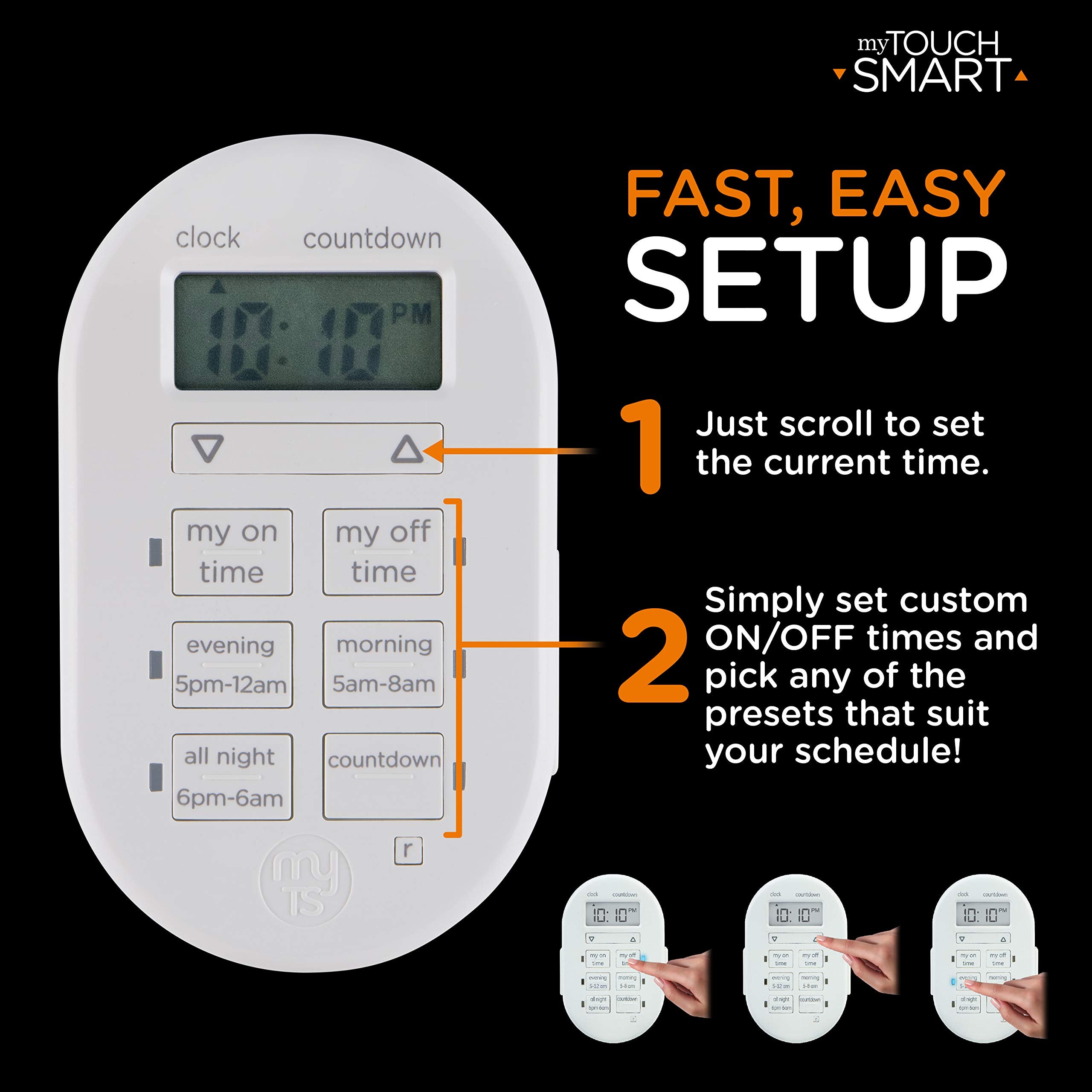 MyTouchSmart All Night preset supports overnight automation