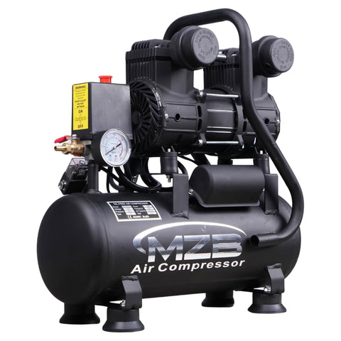 MZB air compressor quiet-operation enabling smooth spray painting and carpentry tasks