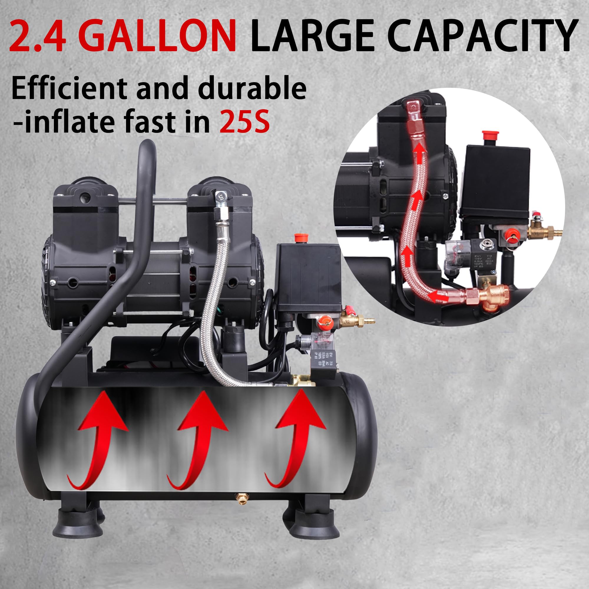 MZB oil-free motor delivering cleaner air and easier maintenance