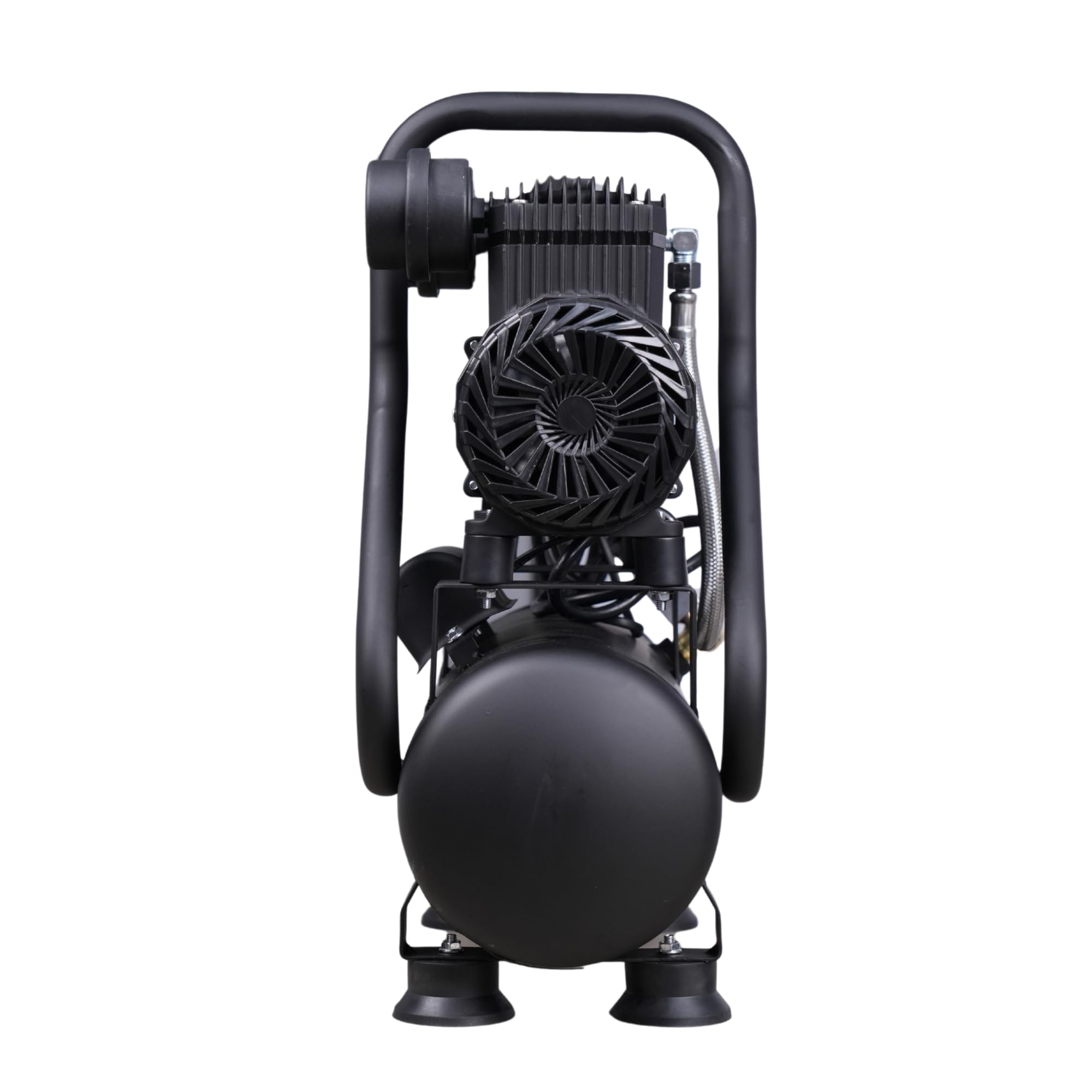 MZB wheels-for-portability helping move the compressor around a workshop