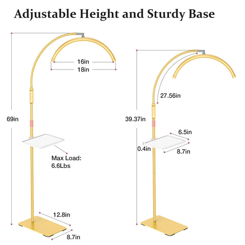 Mznoo lamp head rotates 180 degrees for versatile studio setups
