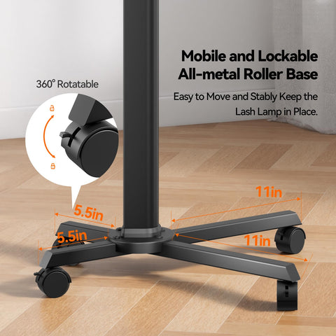 Mznoo Lash Light features LCD display and dimming for simple control.