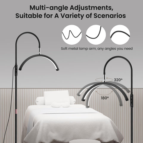 Mznoo Lash Light tool tray attached for organized tools