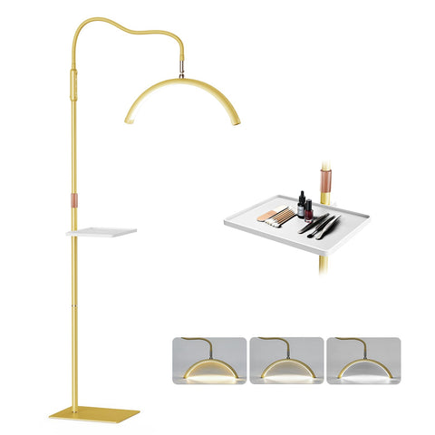 Mznoo sturdy metal base keeps the lamp stable during busy days