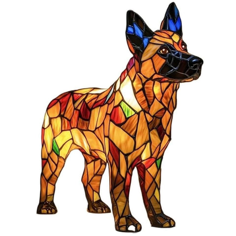 MZU french bulldog lamp adds playful warmth to rooms.