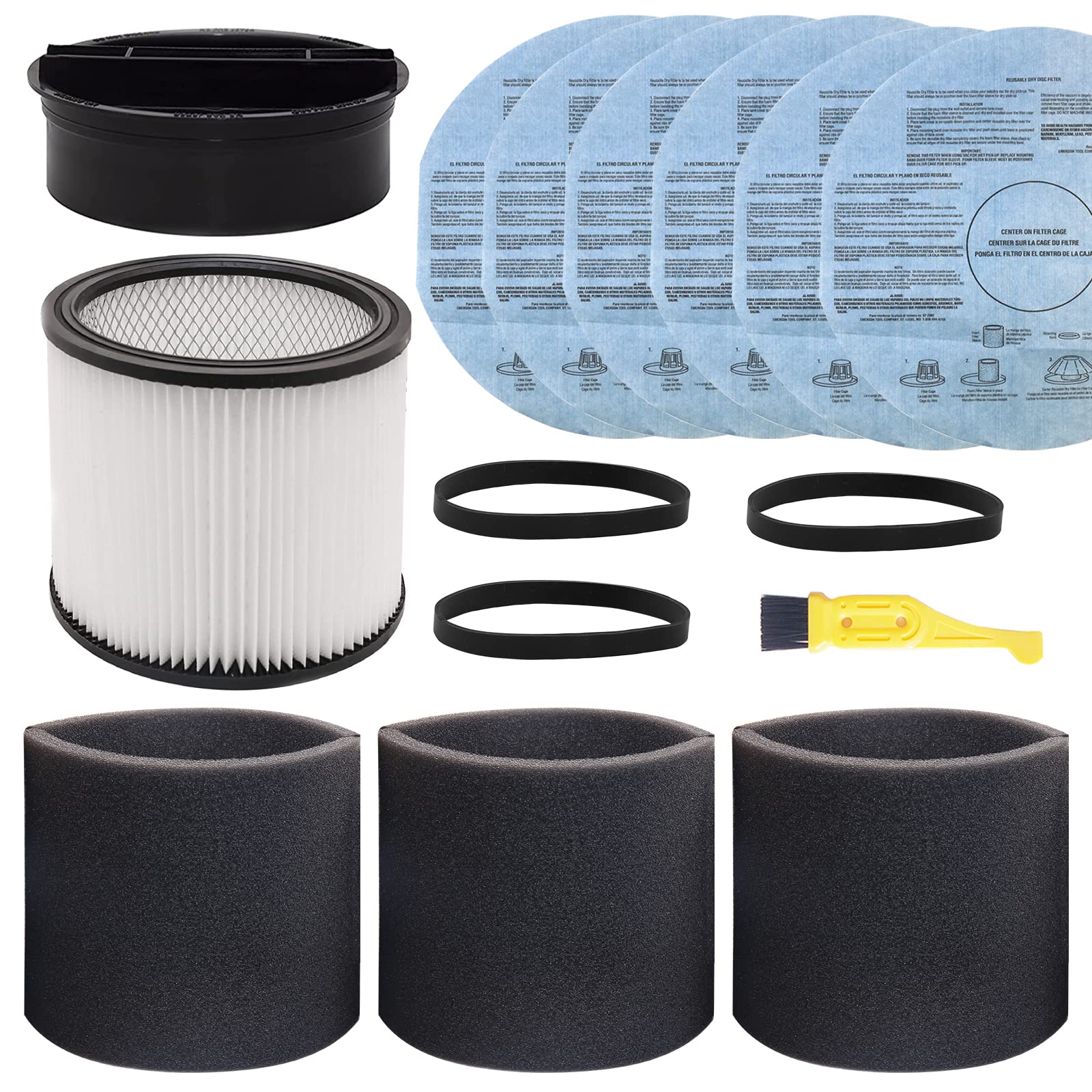 MZY foam sleeve 90304 closeup for dry debris filtration.