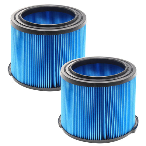 MZY VF3500 2-pack filter set with 3-layer pleats for Ridgid vacuums
