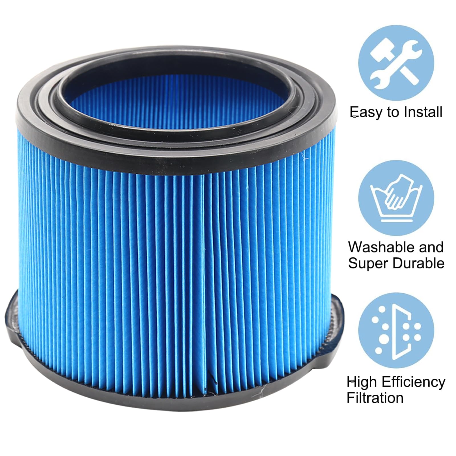 Vacuum equipped with VF3500 filter improving dust handling during cleanup