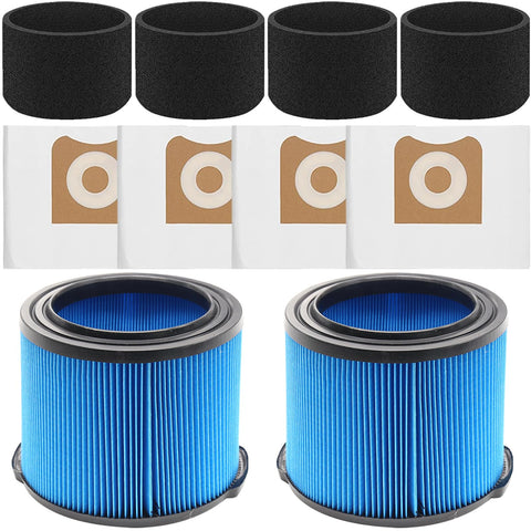 MZY LLC VF3500 filter pack inside view improves dust capture in Ridgid vacuums.