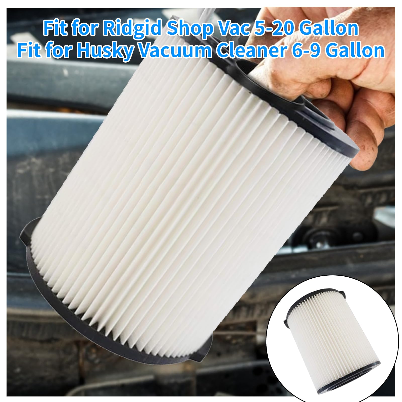 Tool-free installation of VF4000 filter for quick refresh