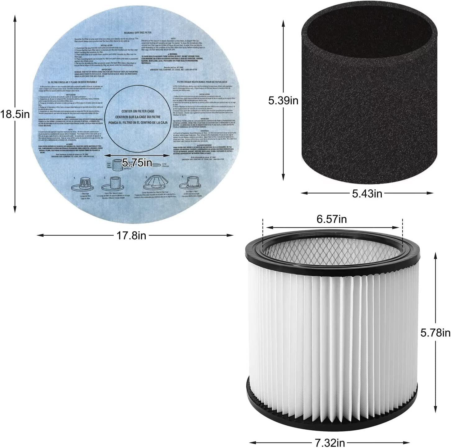 MZY retaining band installation demonstrates secure filter fit.