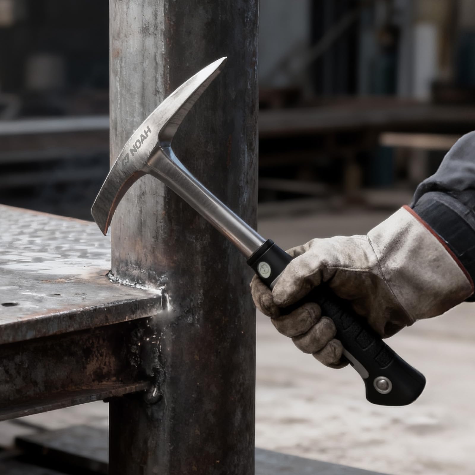 N NOAH welding chipping hammer carbon-steel-body for lasting durability