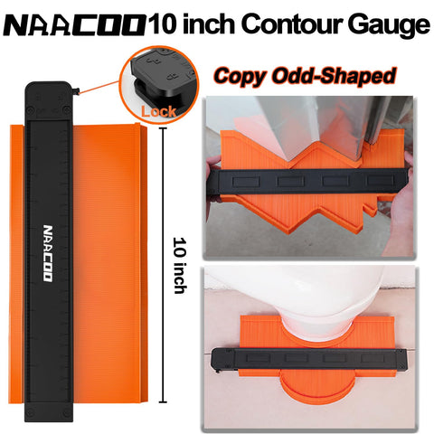 NAACOO 40pc spacers with serrated edges to lock positions.