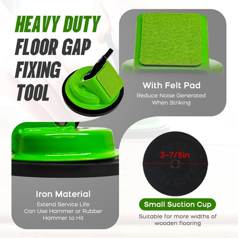 NAACOO felt-padded striking surface reduces vibration and noise
