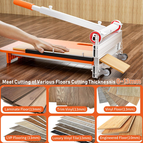 NAACOO floor cutter wide cut capacity supporting laminate and vinyl projects