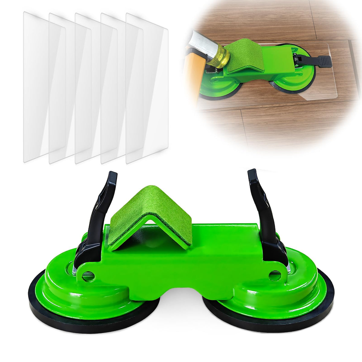 NAACOO Floor Gap Fixer with dual suction cups for secure floor gap repair.
